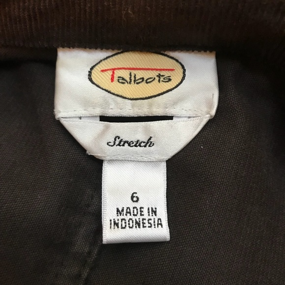 NWOT Talbots Corduroy Blazer Jacket - Picture 7 of 7